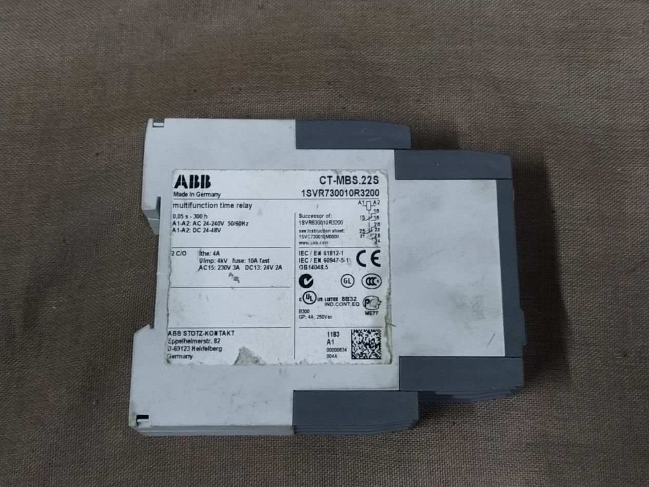 ABB CT-MBS.22S Multifunction Time Relay 1SVR730010R3200