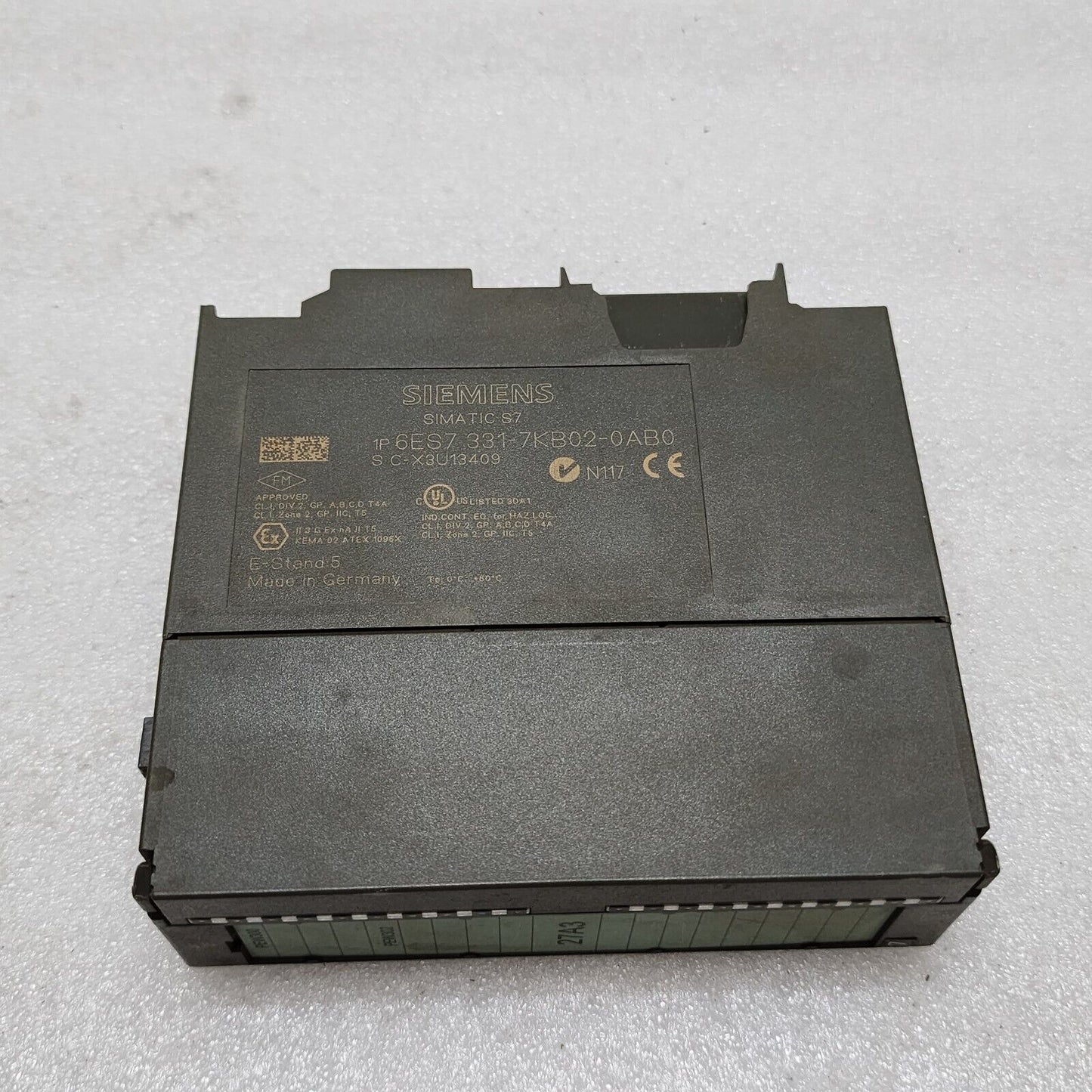 SIEMENS 6ES7 331-7KB02-0AB0 ANALOG INPUT MODULE