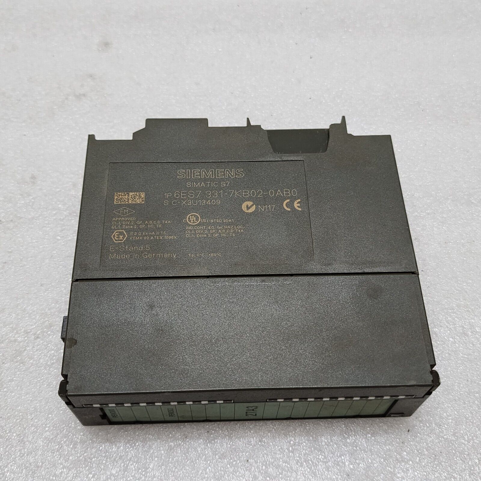 SIEMENS 6ES7 331-7KB02-0AB0 ANALOG INPUT MODULE