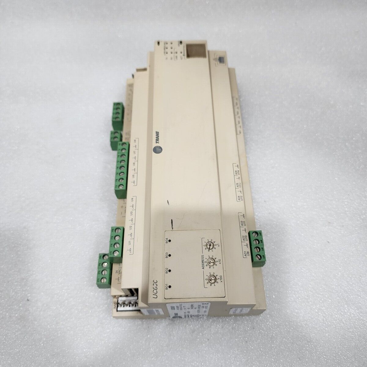 TRANE UC600 PROGRAMMABLE CONTROLLER X13651548-01 REV 102