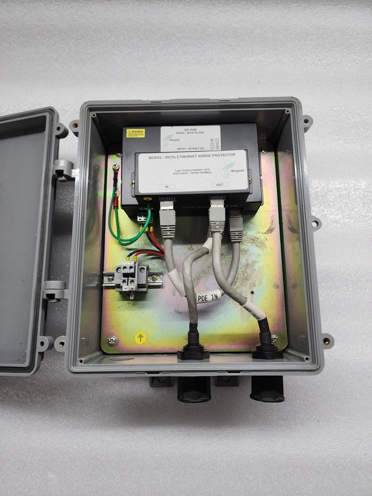 AIRSPAN IBC5X ETHERNET SURGE PROTECTOR IBC5X-DC-POE