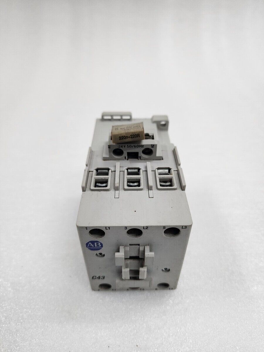 ALLEN BRADLEY CAT 100-C43-00 SER A MAGNETIC CONTACTOR COIL VOLTAGE 24VAC