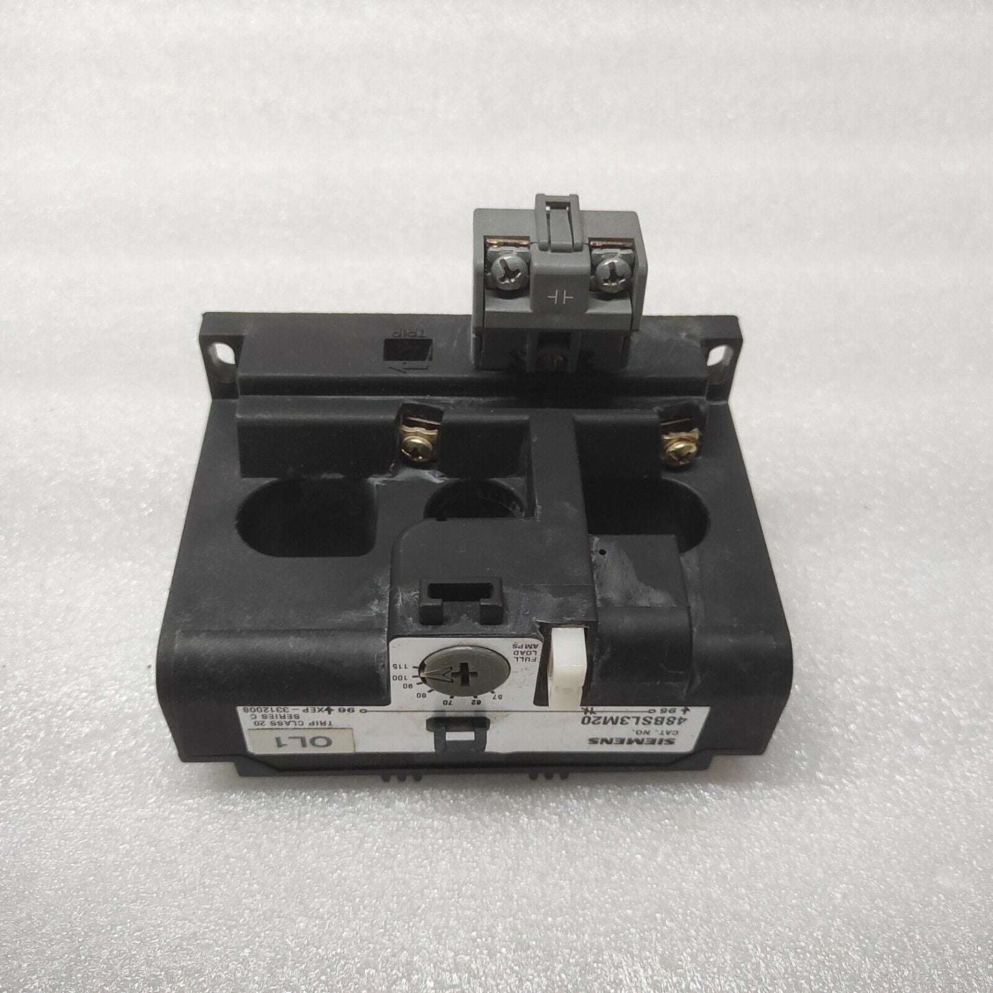 SIEMENS 48BSL3M20 THERMAL OVERLOAD RELAY 57-115A