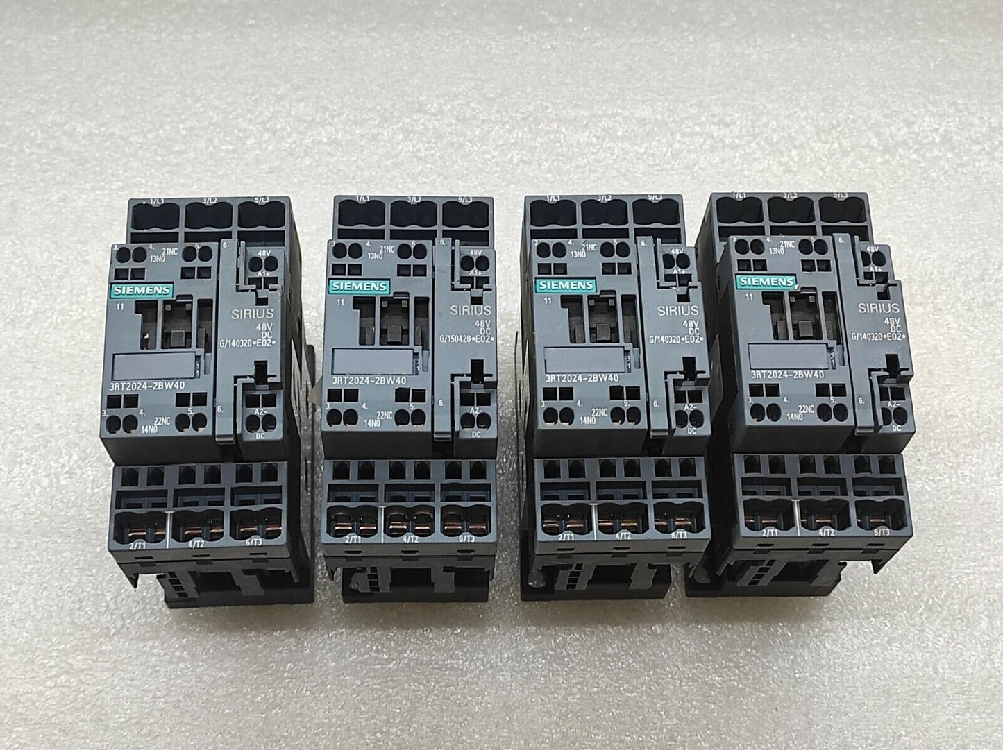 SIEMENS 3RT2024-2BW40 POWER CONTACTOR G/140320-909180 12A 48 VDC COIL