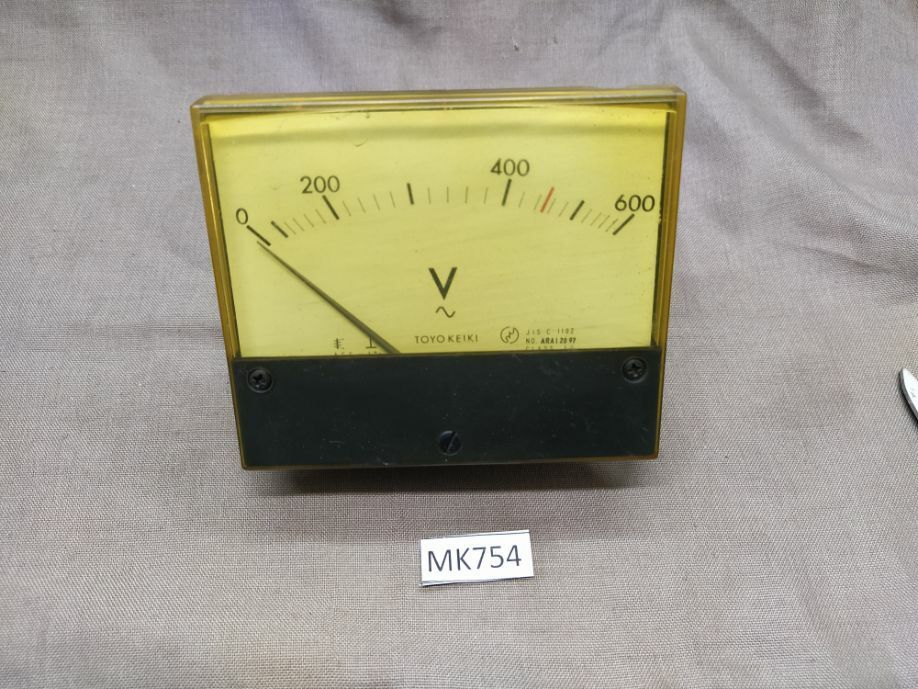 TOYO KEIKI ACF-12N VOLT METER PT 460/115V 0-600V