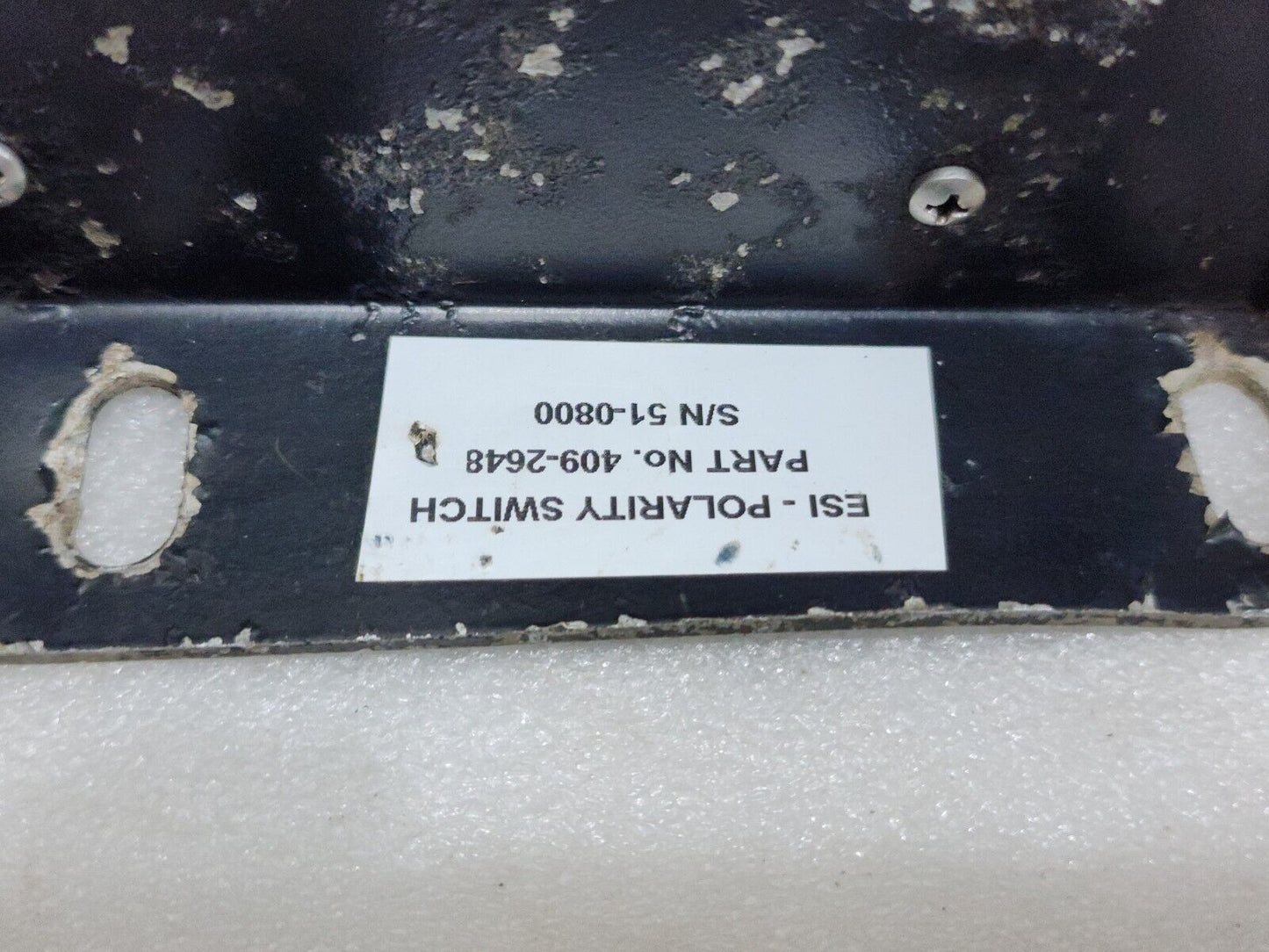 ENERGY SERVICES INTERNATIONAL ESI-409-2648 POLARITY SENSITIVE SWITCH