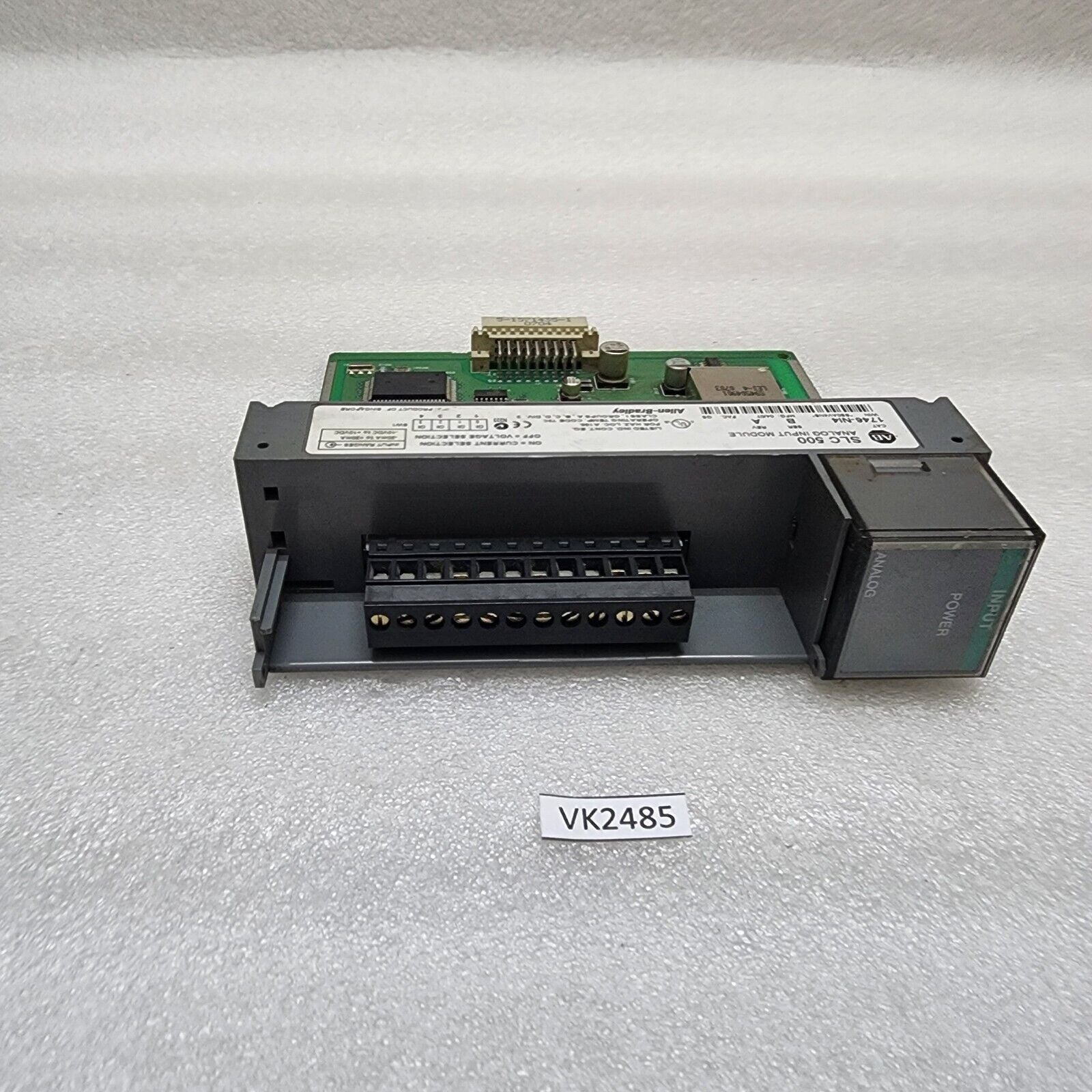 ALLEN BRADLEY CAT 1746-NI4 SER B SLC 500 ANALOG INPUT MODULE