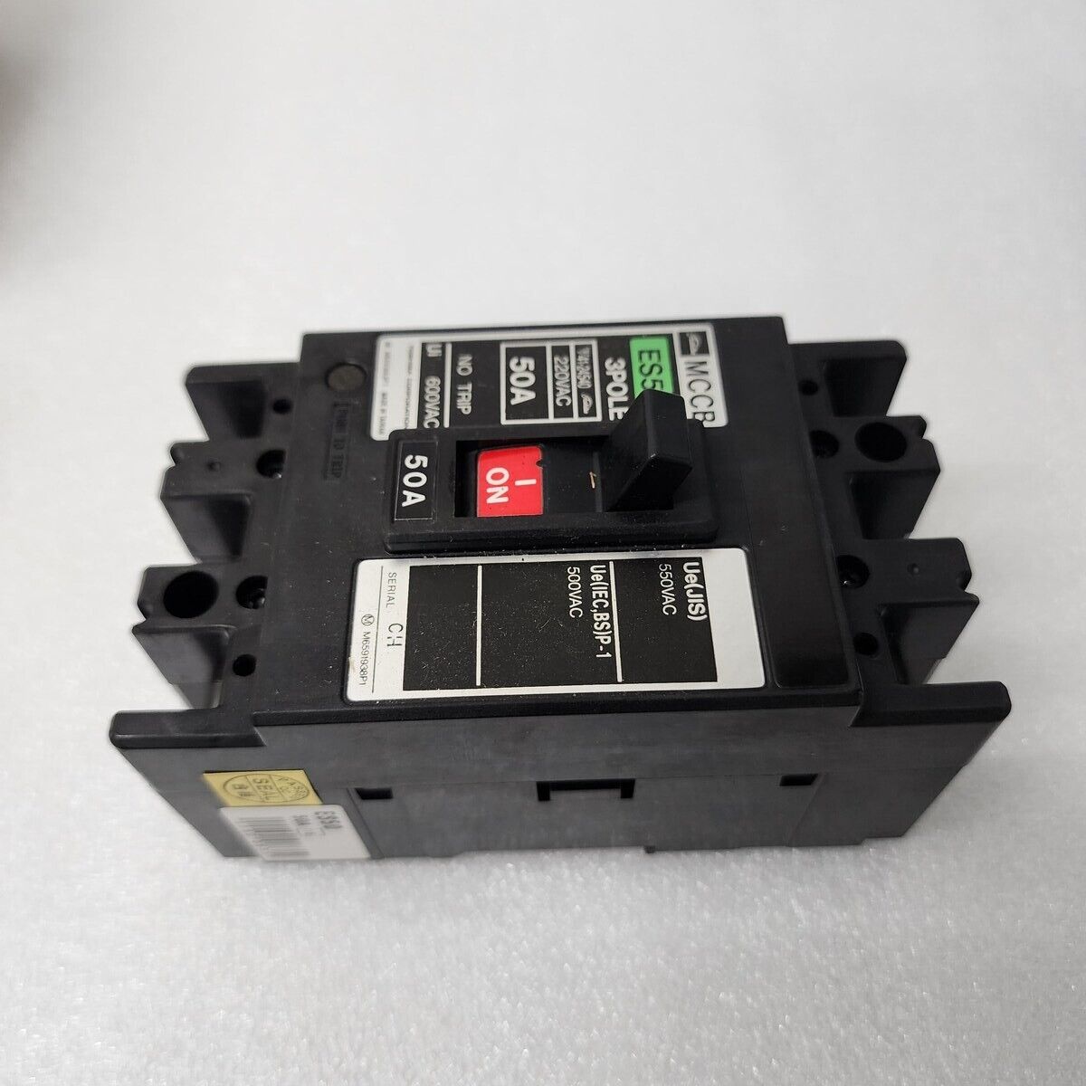 TOSHIBA ES50 3-POLE CIRCUIT BREAKER 50A