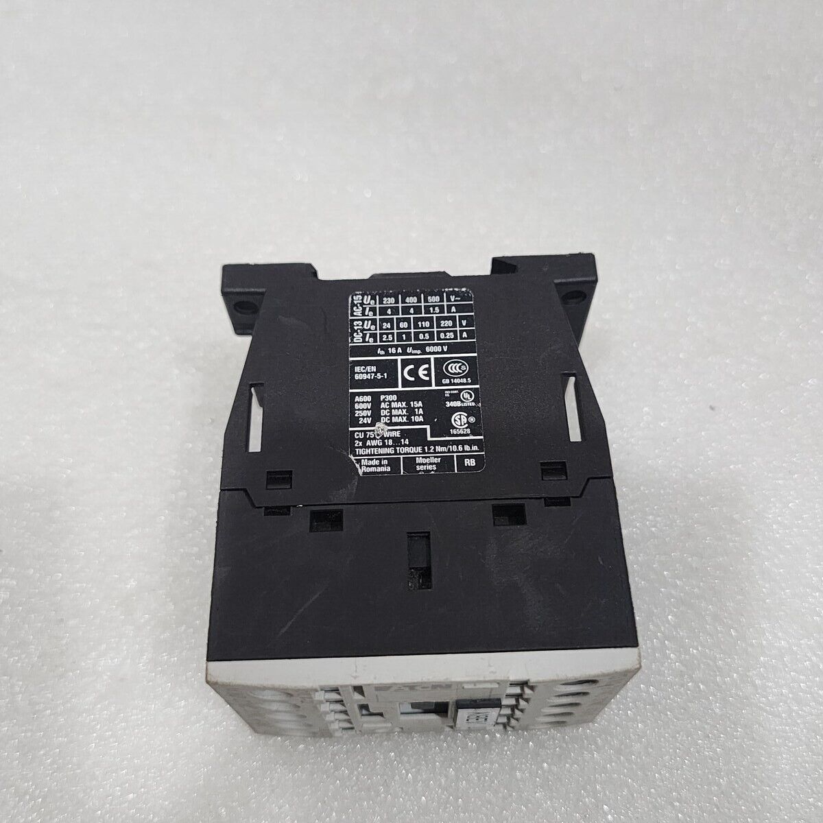 EATON DIL A-22 MAGNETIC CONTACTOR XTRE10B22 220VDC