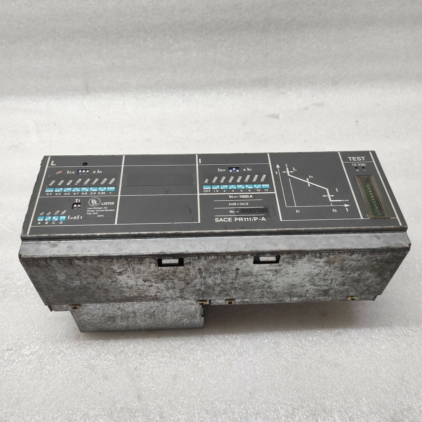 ABB SACE PR111/P-A LSIG TRIP UNIT 1600A