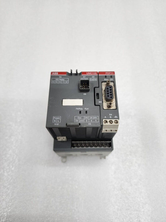 ABB UMC100.3 UC & PDP32 A3 INTELLIGENT MOTOR CONTROLLER 1SAJ530000R1100 & 1SAJ24
