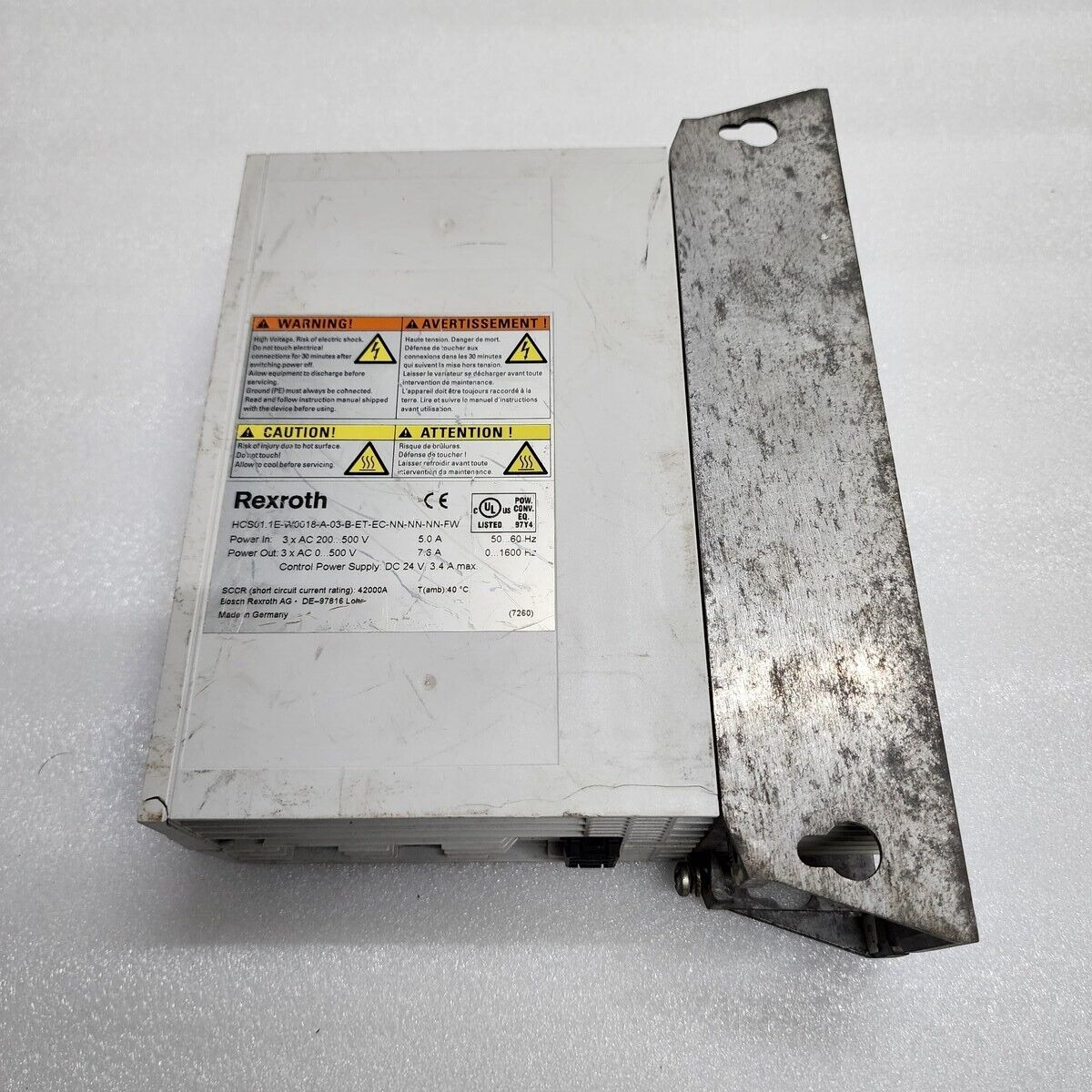 REXROTH HCS01.1E-W0018-A-03-B-ET-EC-NN-NN-NN-FW INDRA DRIVE COMPACT CONVERTER