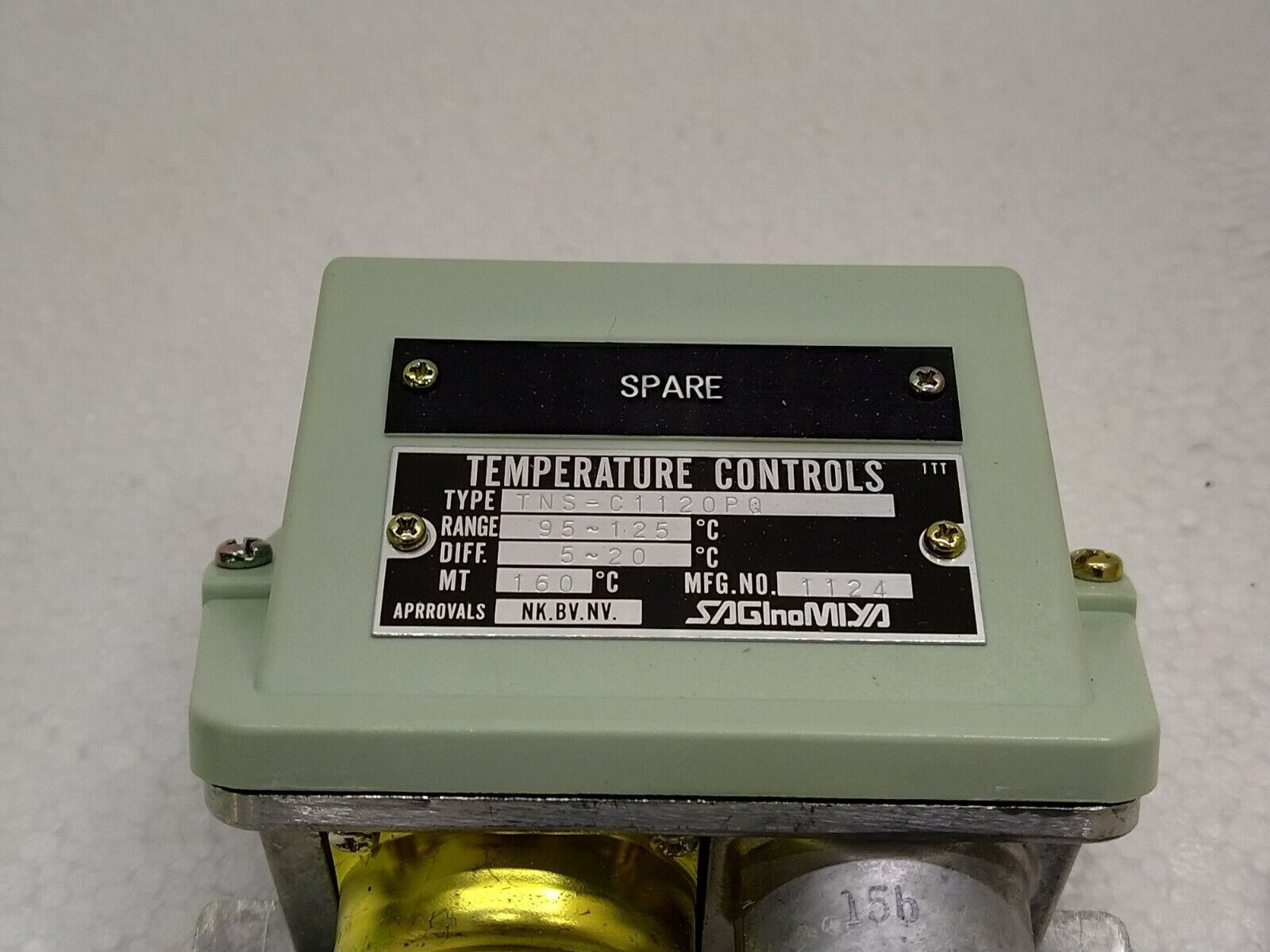 Saginomiya TNS-C1120PQ Temperature Controls TNSC1120PQ 95-125'C
