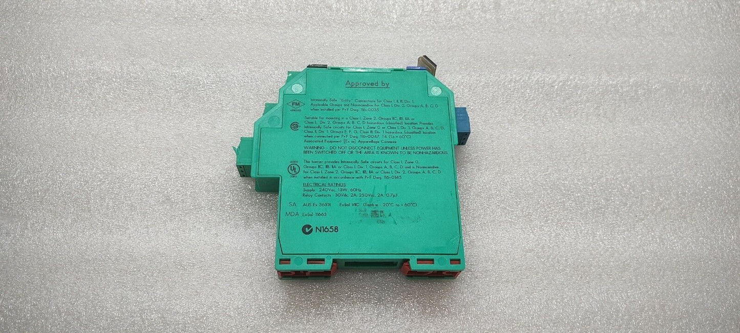 PEPPERL + FUCHS KFA6-SR2-EX1.W.LB SWITCH AMPLIFIER 103375S