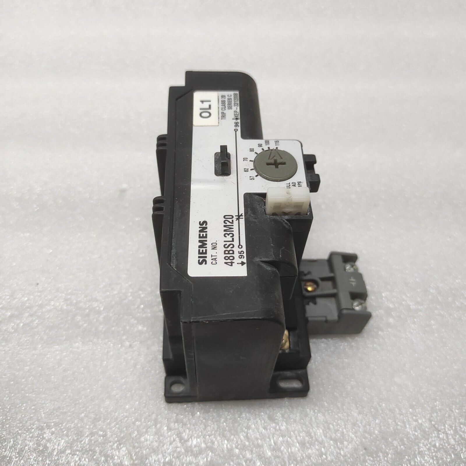 SIEMENS 48BSL3M20 THERMAL OVERLOAD RELAY 57-115A