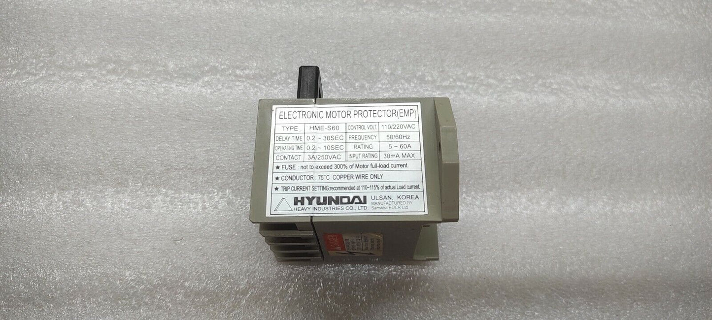HYUNDAI HME-S60 ELECTRONIC MOTOR PROTECTOR 110-220VAC 