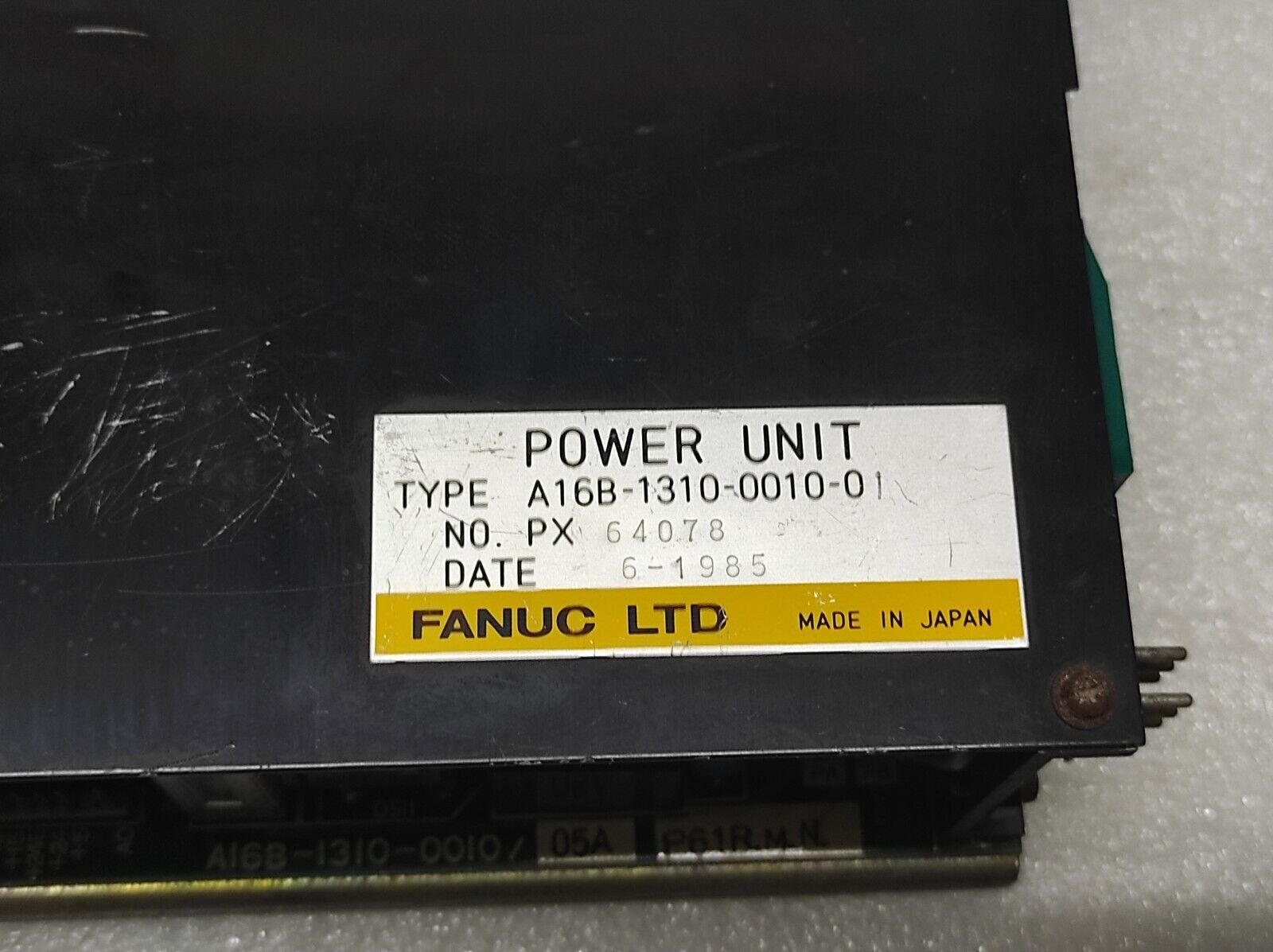 FANUC A16B-1310-0010-0 POWER SUPPLY PX64078