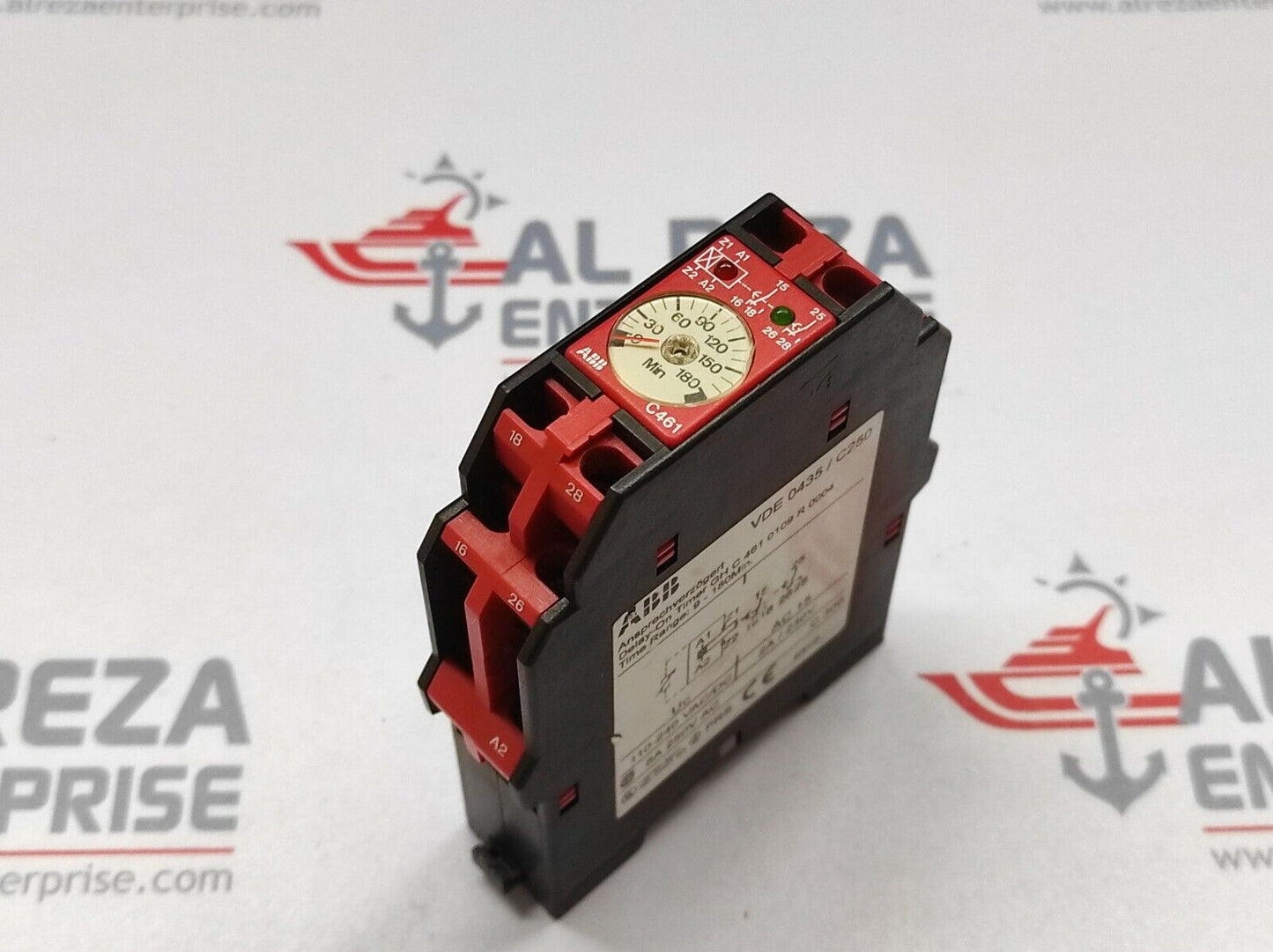ABB VDC 0435/C250 DELAY ON TIMER GHC4610109R0004 110-240VAC/DC 9-180MIN
