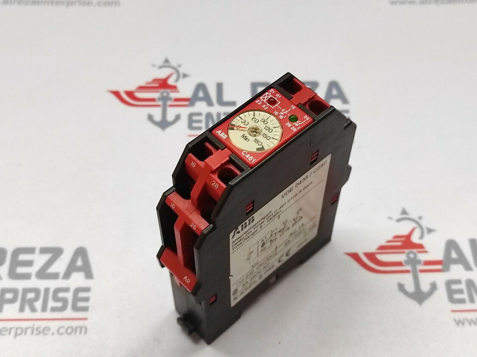 ABB VDC 0435/C250 DELAY ON TIMER GHC4610109R0004 110-240VAC/DC 9-180MIN