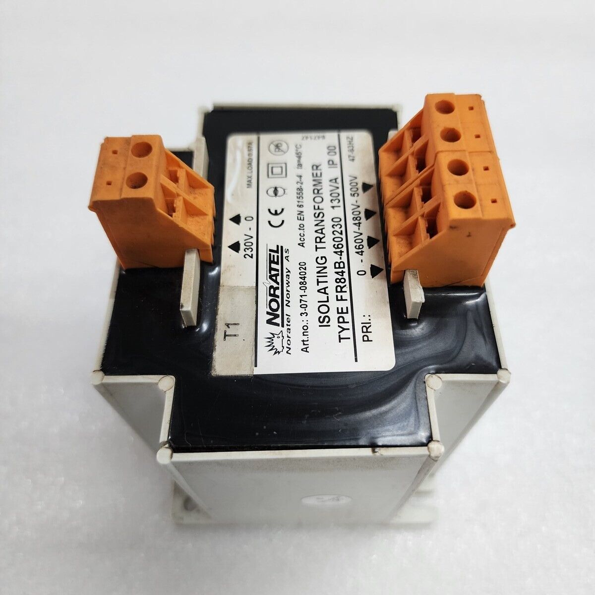 NORATEL FR84B-460230 ISOLATING TRANSFORMER 130VA 3-071-084020 230V