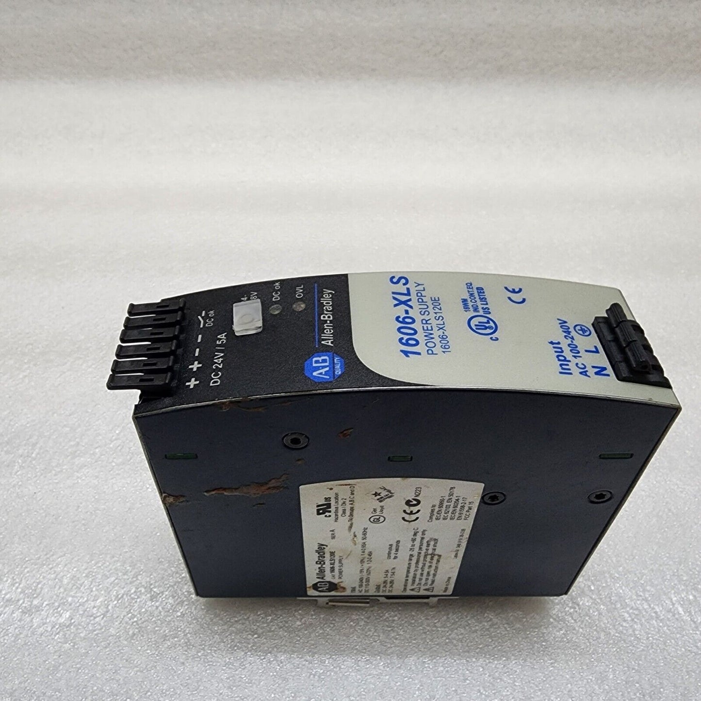 ALLEN BRADLEY 1606-XLS120E POWER SUPPLY 24VDC 5-7A