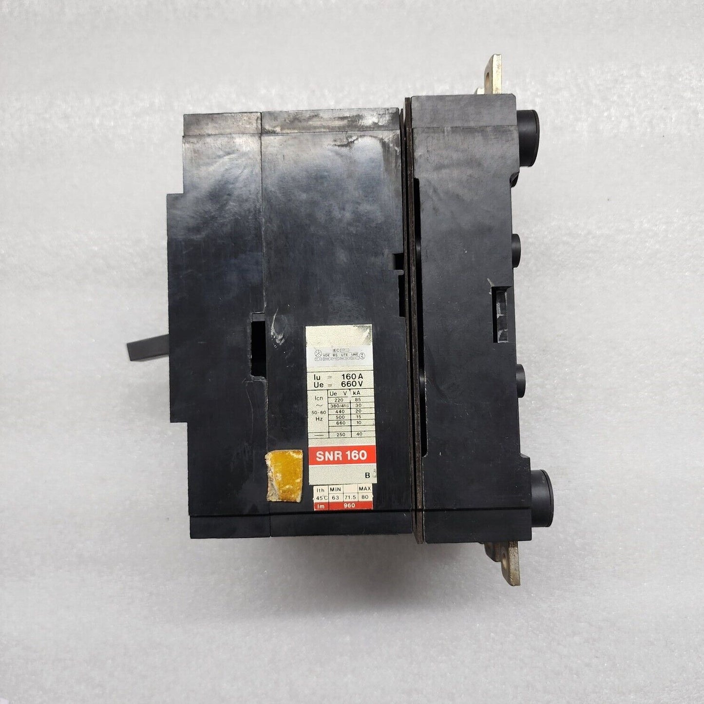 ABB SACE SNR160 3-POLE BREAKER 160A