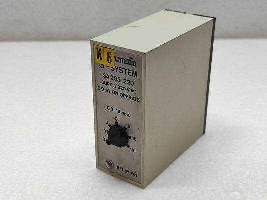 Electromatic S-System SA 205 220 Delay on Operate 220V AC 0.8-18 SEC SA205220