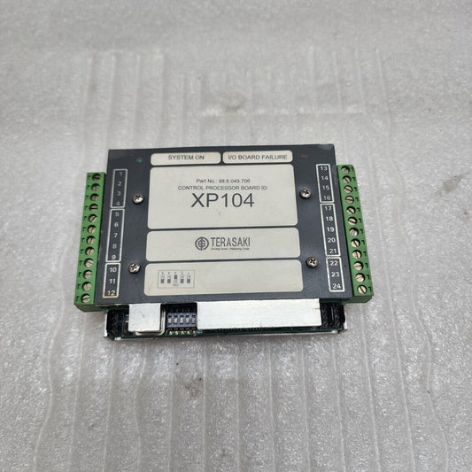 TERASAKI XP104 CONTROL PROCESSOR BOARD 98.6.049.706