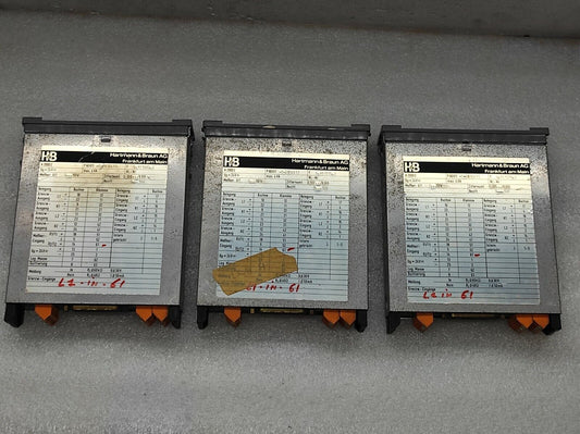 HARTMANN & BRAUN A2000E P60611-0-2112611 F 6.451574.3 24V AC-DC