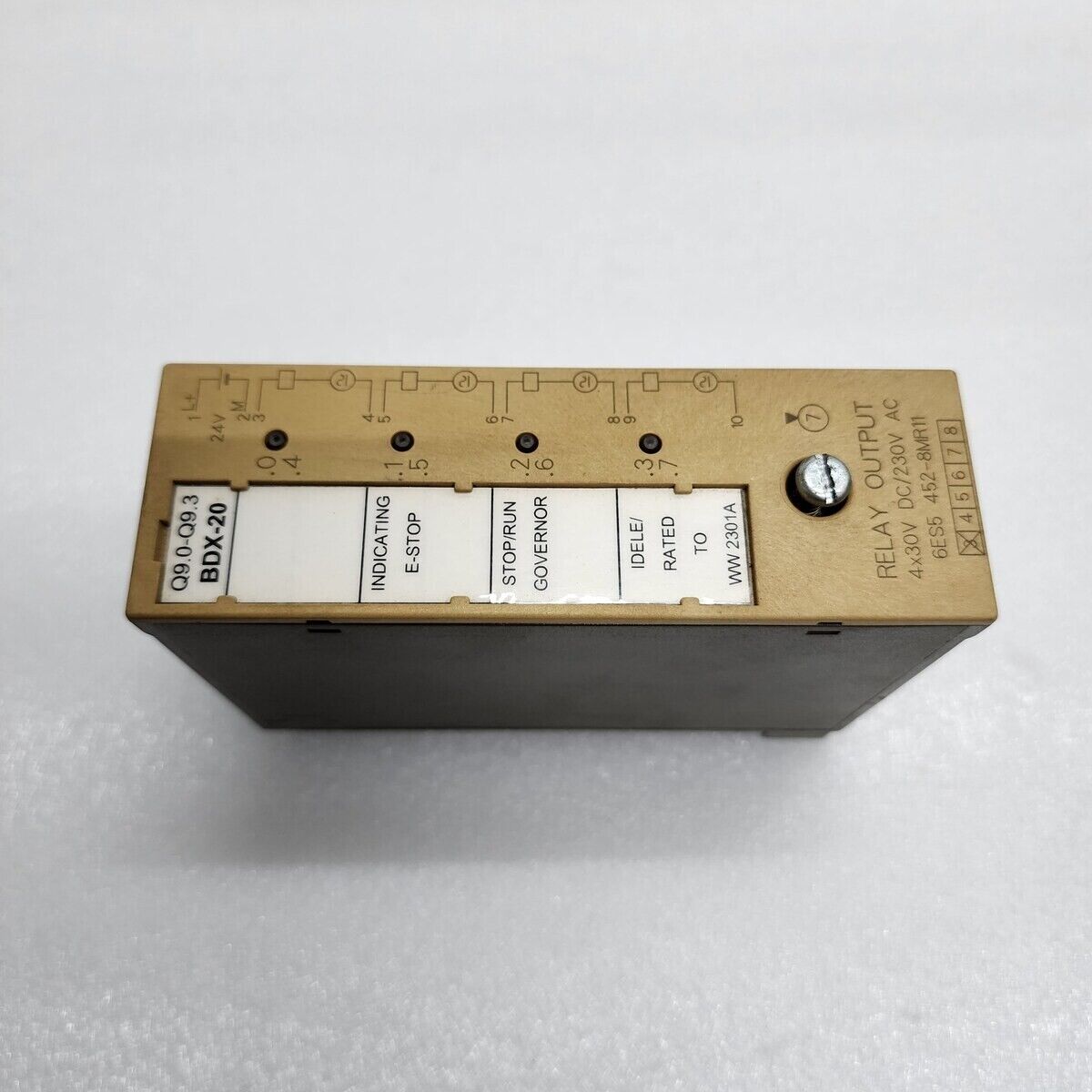 SIEMENS SIMATIC S5 6ES5 452-8MR11 DIGITAL OUTPUT MODULE LOT OF 2 UNITS