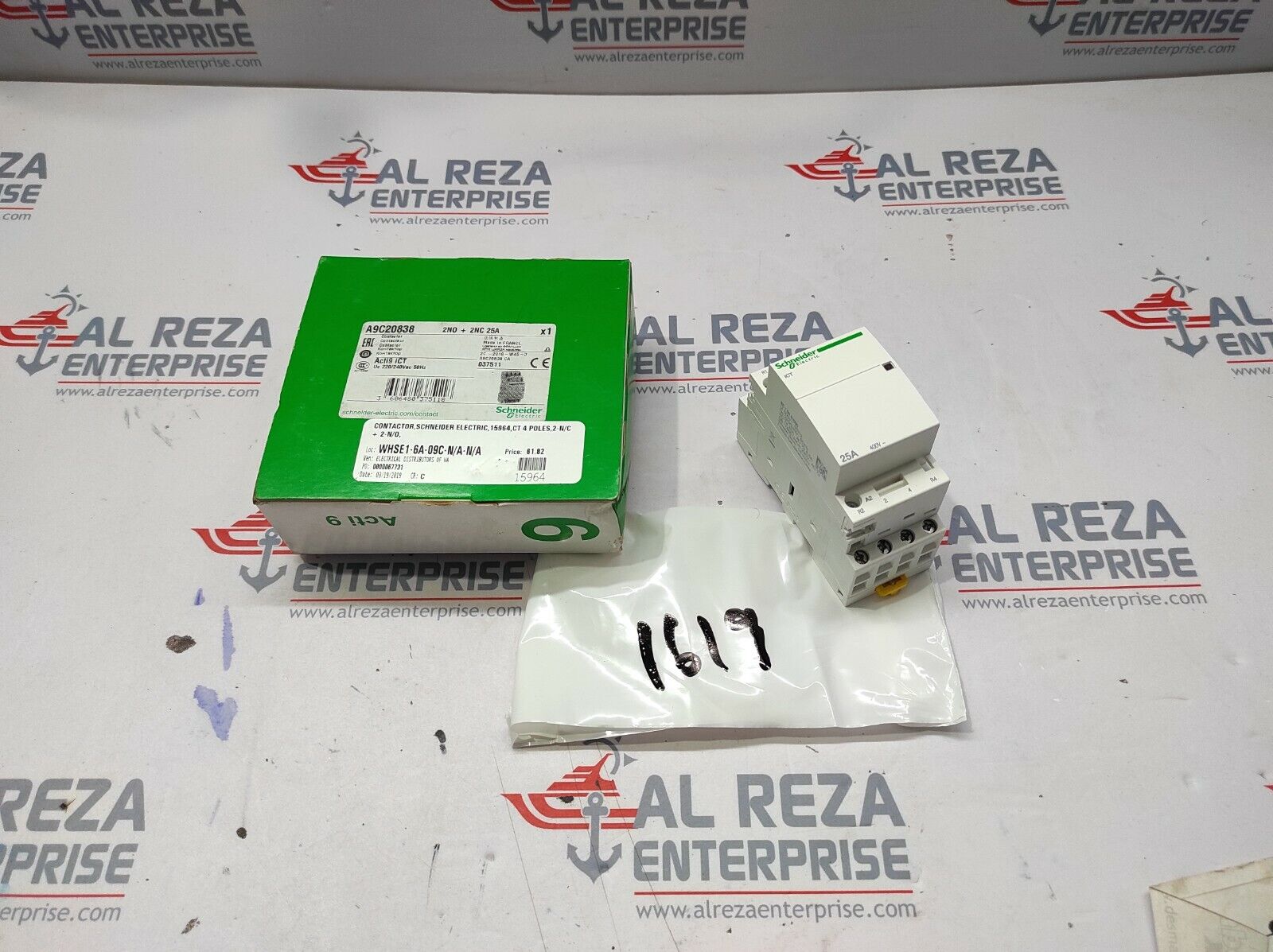 SE A9C20838 ICT 25A CONTACTOR 220-240VAC