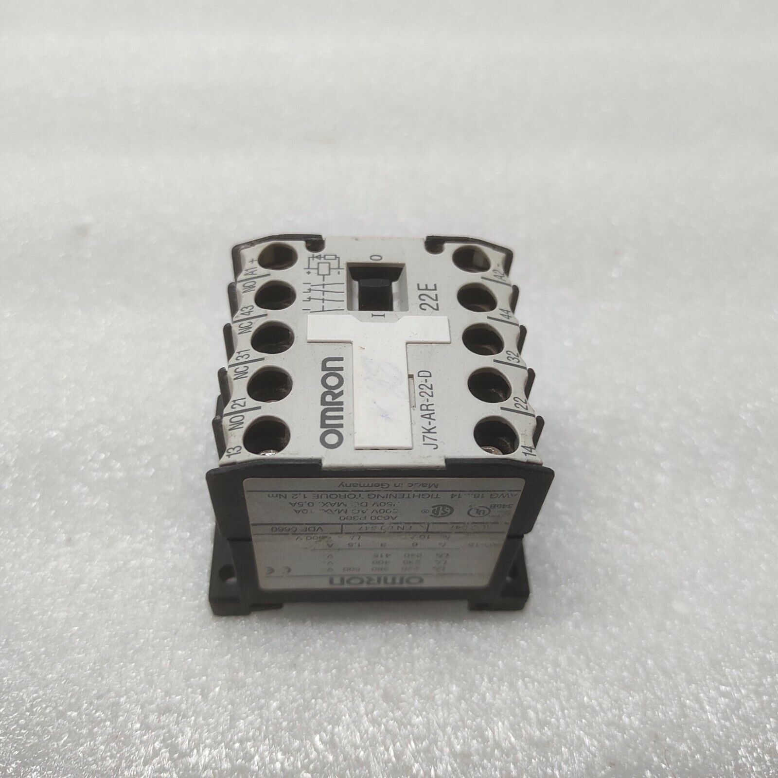 OMRON J7K-AR-22-D CONTACTOR RELAY 