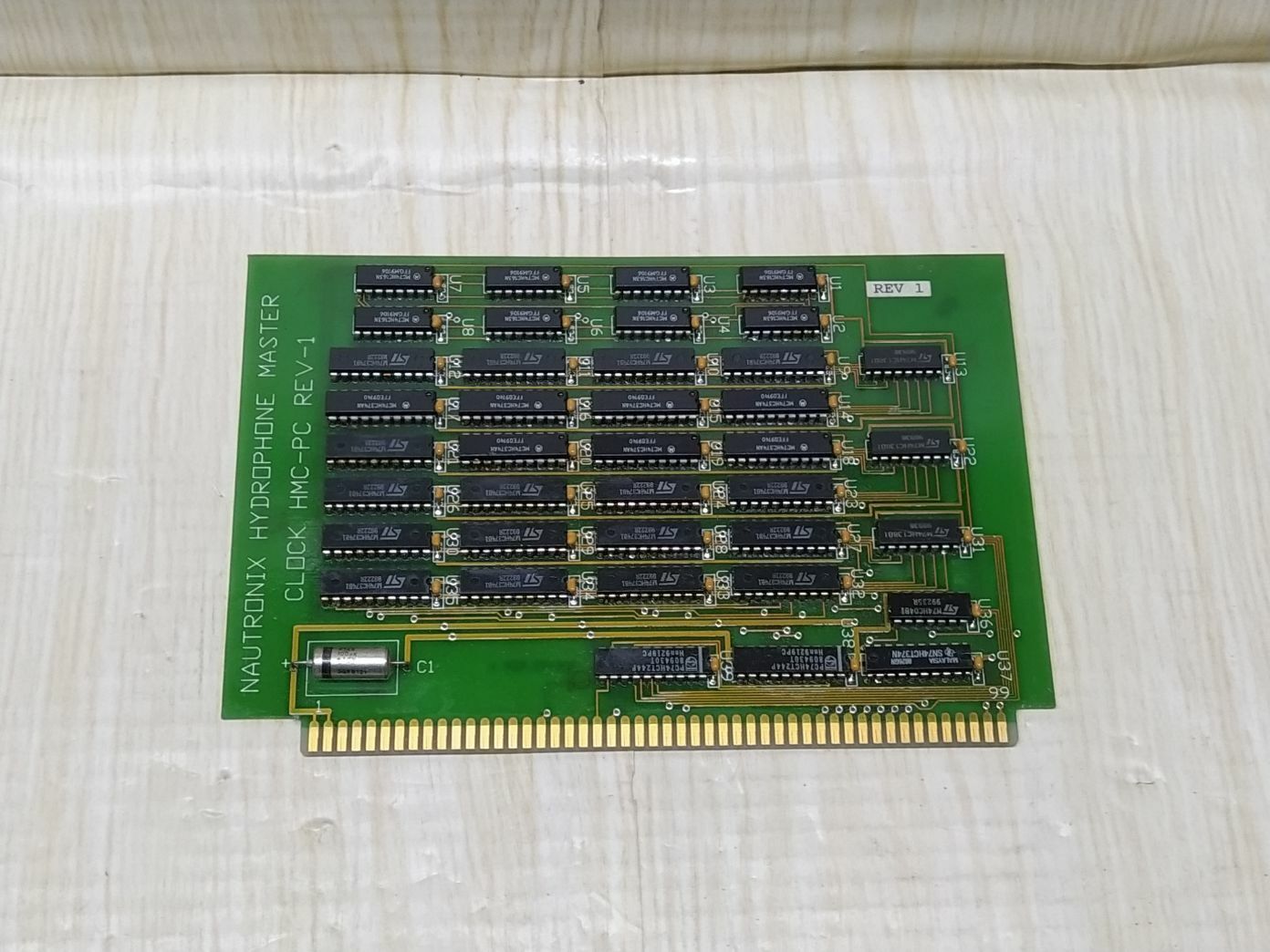 NAUTRONIX HYDROPHONE MASTER CLOCK HMC-PC REV 1 PCB