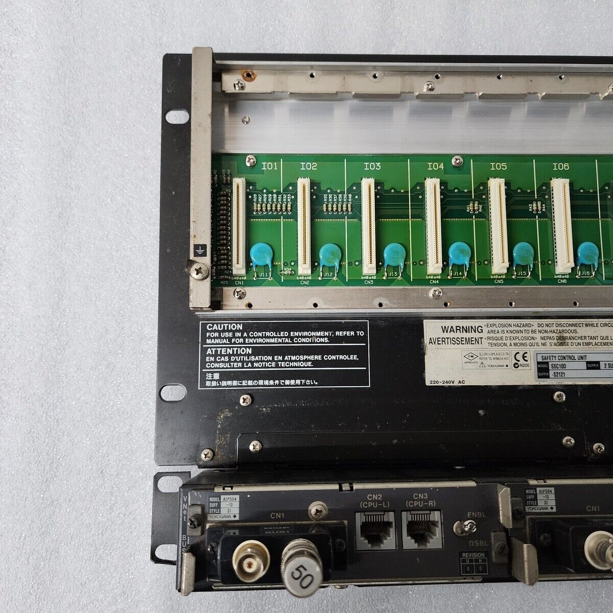 YOKOGAWA SSC10D-S2121-S1 SAFETY CONTROL UNIT SSC 10D AIP 504