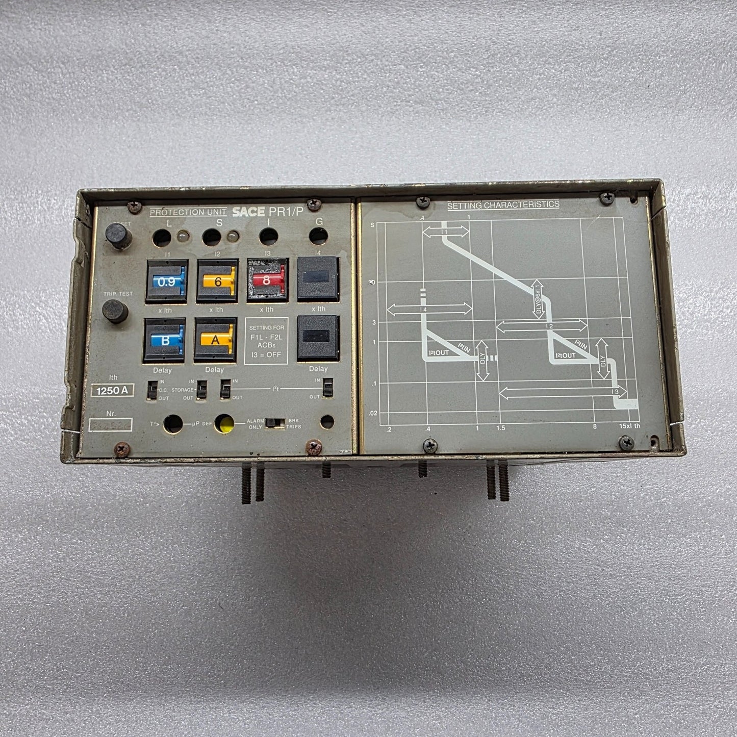 ABB SACE PR1/P PROTECTION UNIT 1250A PR1P