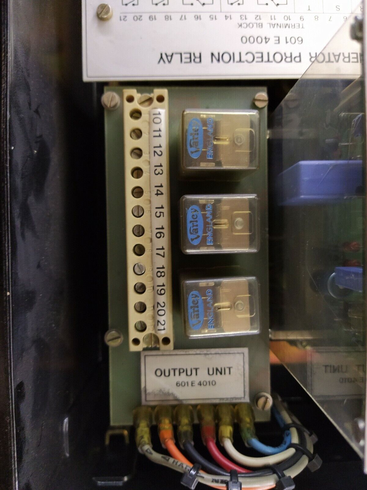 Neselco 601 E 4000 Generator Protection Relay 601E4000