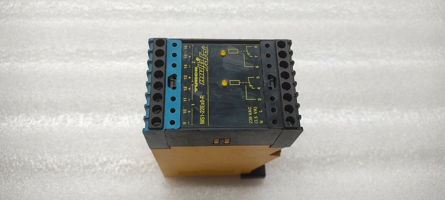TURCK MS1-22EX0-R SWITCHING AMPLIFIER 230VAC