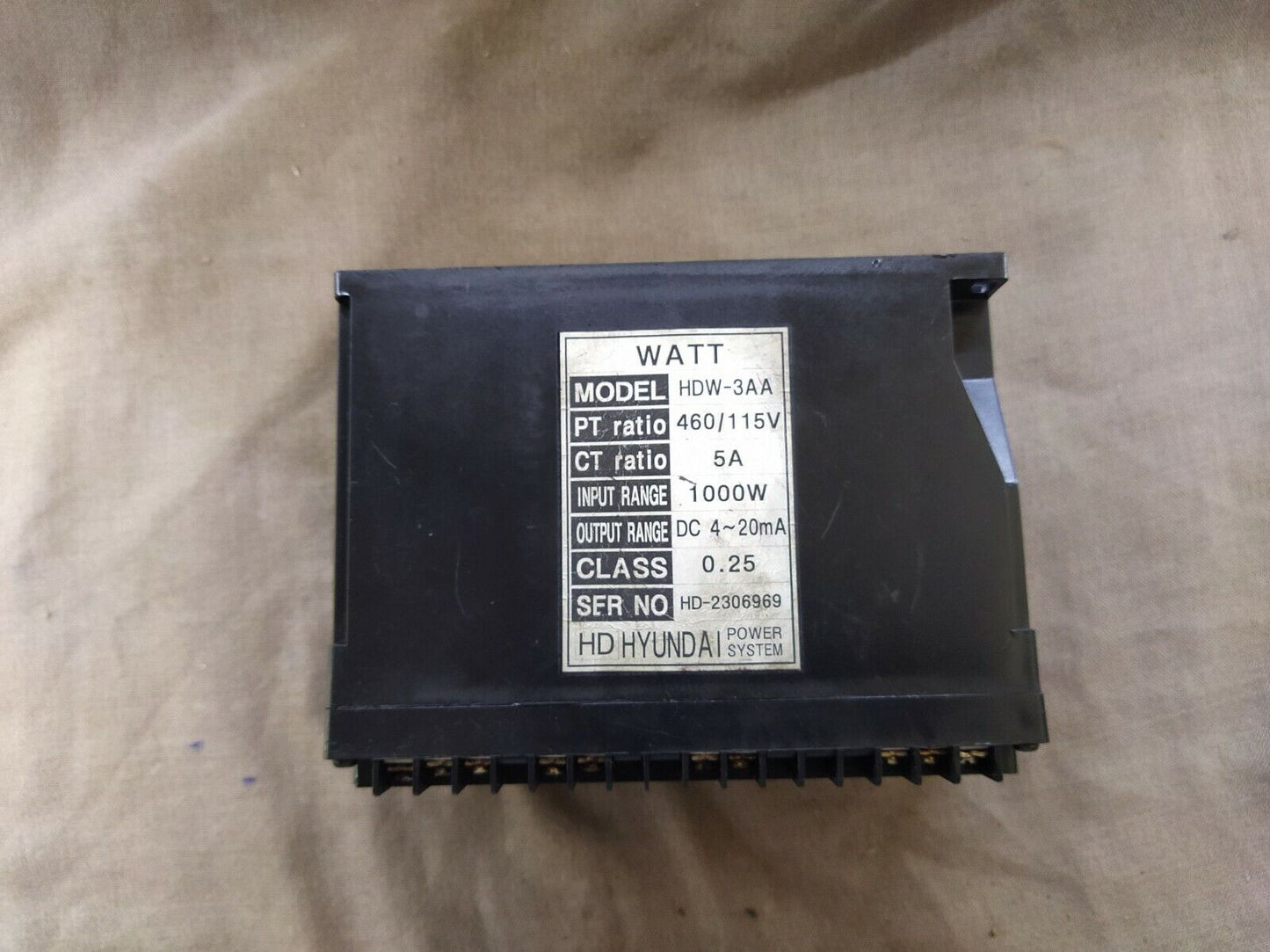 HD Hyundai Power System HDW-3AA Watt Transducer