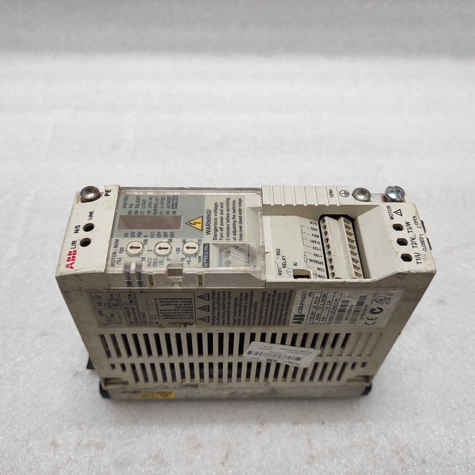 ABB ACS50-01N-02A2-2 INVERTER DRIVE 0.37kW 0.5HP 3AFE64759191