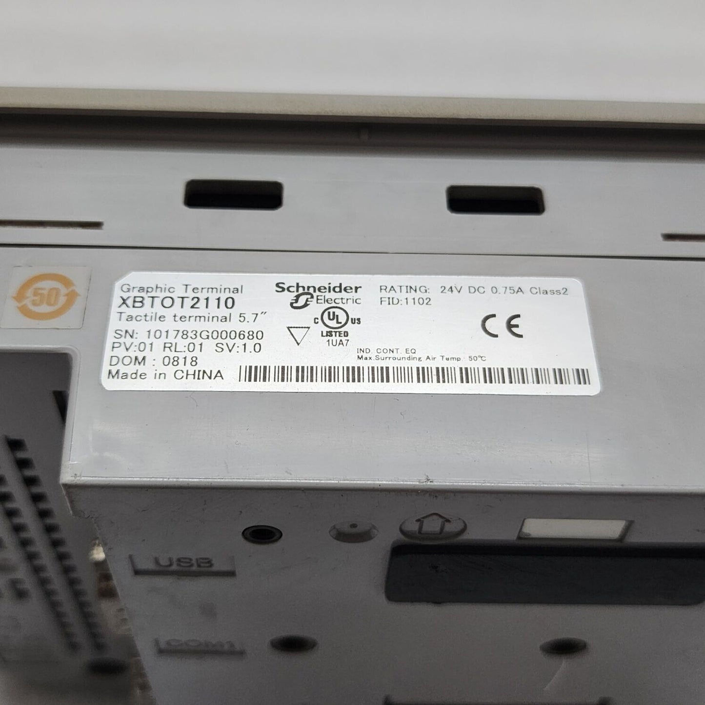 XBTOT2110 GRAPHIC TERMINAL 5.7" 24VDC