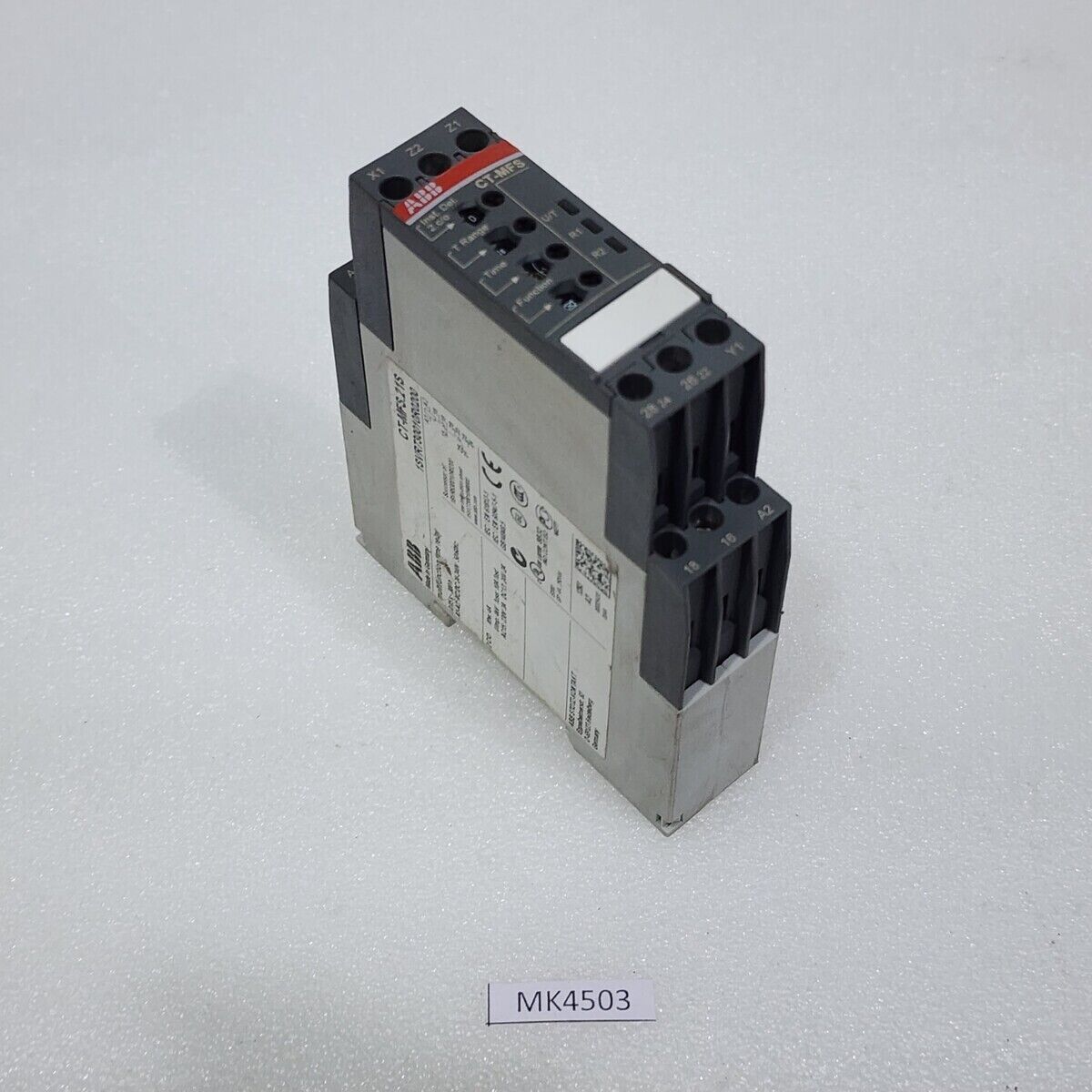 ABB CM-MSS THERMISTOR MOTOR PROTECTION MONITORING RELAY 1SVR430801R1100