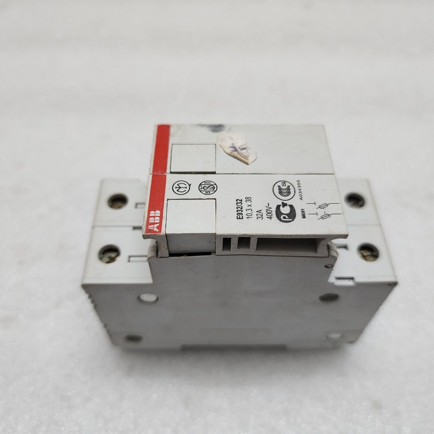 ABB E93232 FUSE HOLDER 10.3X38MM 32A 400V