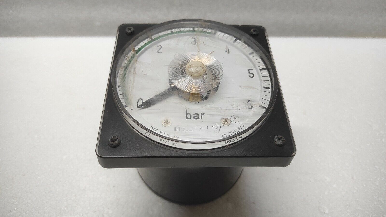 TOYO KEIKI MKH-110 PRESSURE INDICATOR MEIYO 0-6 BAR