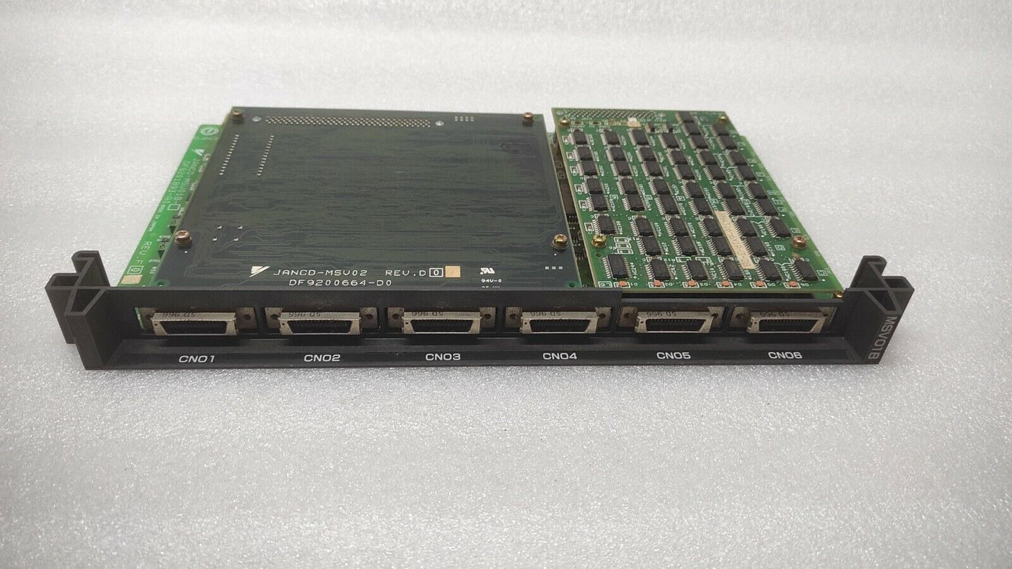 YASKAWA ELECTRIC JANCD-MSV01B CONTROLLER BOARD DF9201893-A0