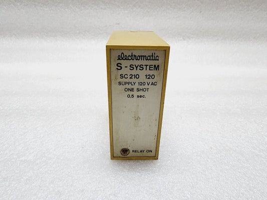 ELECTROMATIC S-SYSTEM SC210120 ONE SHOT 0.5SEC 120VAC