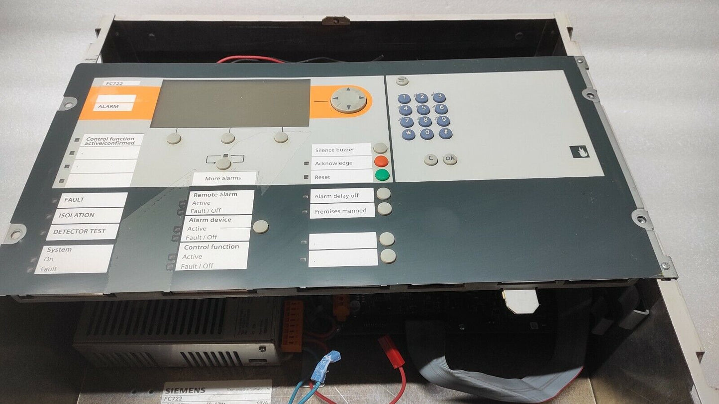 SIEMENS CERBERUS FP2001-A1 ALARM SYSTEM FDCI0221 FC722 654400-C20-A5-20 85-265V