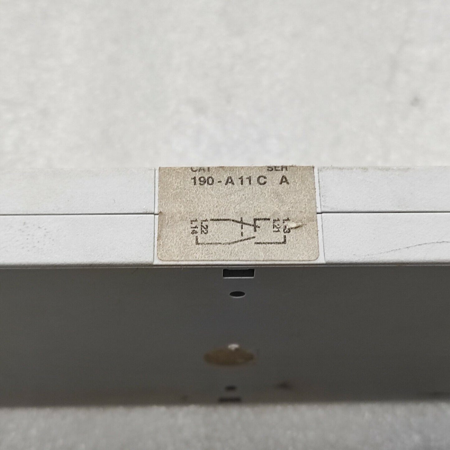 ALLEN BRADLEY 190-A11C AUXILIARY CONTACT