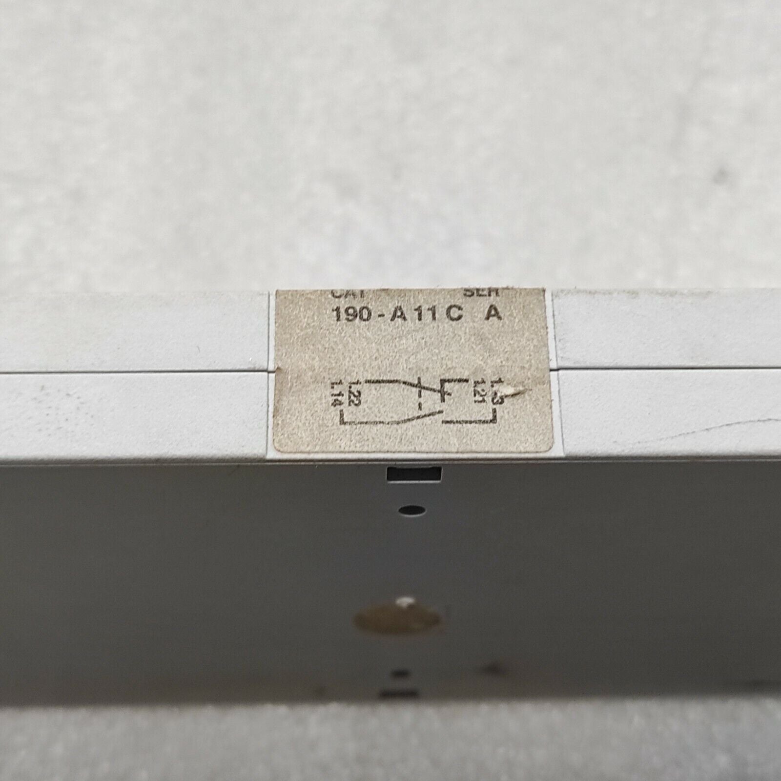 ALLEN BRADLEY 190-A11C AUXILIARY CONTACT