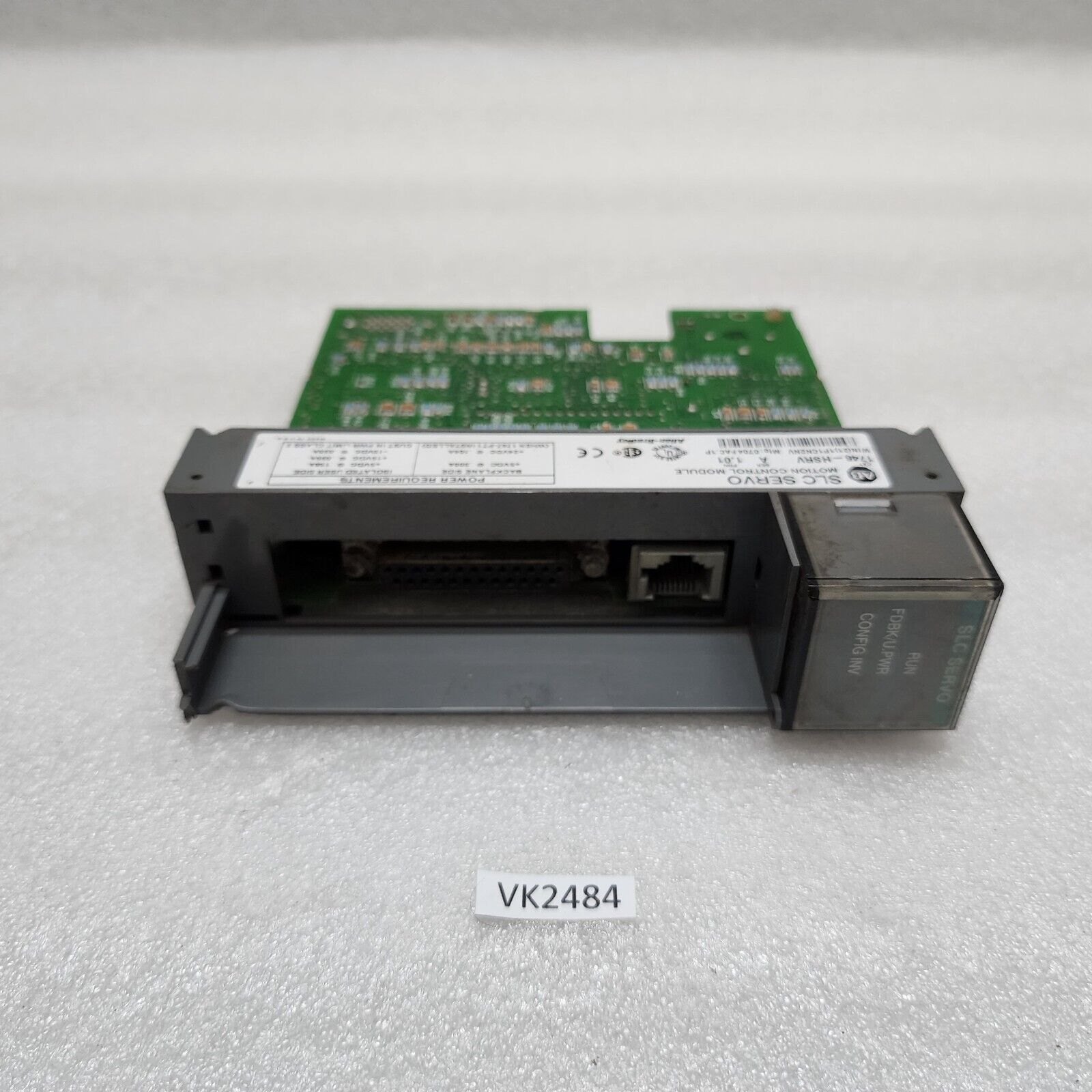 ALLEN BRADLEY CAT 1746-HSRV SER A SLC SERVO MOTION CONTROL MODULE