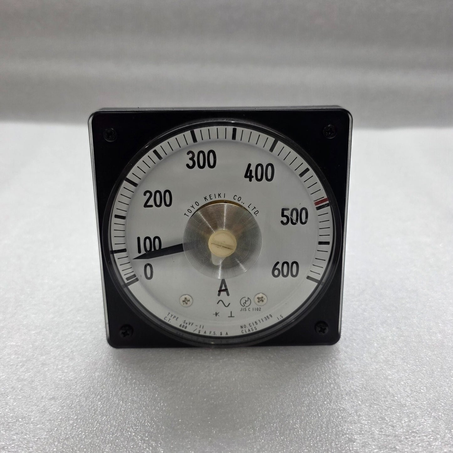 TOYO KEIKI SEVF-11 AMMETER 0-600A